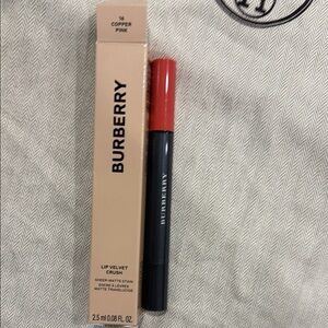 Burberry Lip Velvet Crush Sheer-Matte Stain in Copper Pink